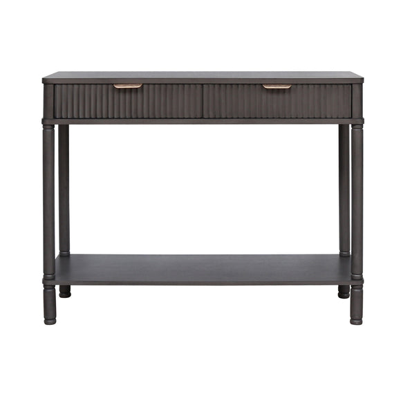 Harman 2 Drawer Console Table – Console Table with Drawers & Lower Shelf