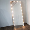 Full-Length LED Light Mirror – Gold Rectangular Mirror 170x70