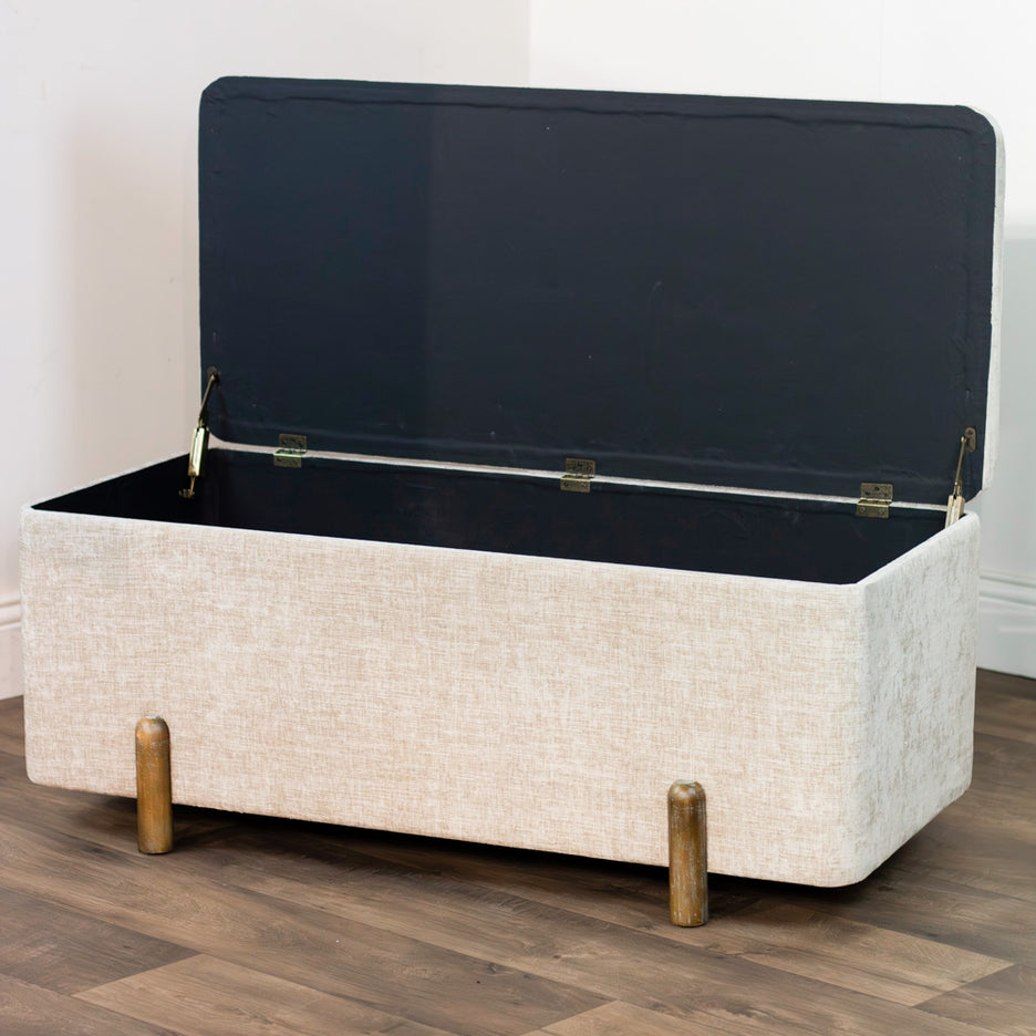 Grey  Diamond Blanket Box