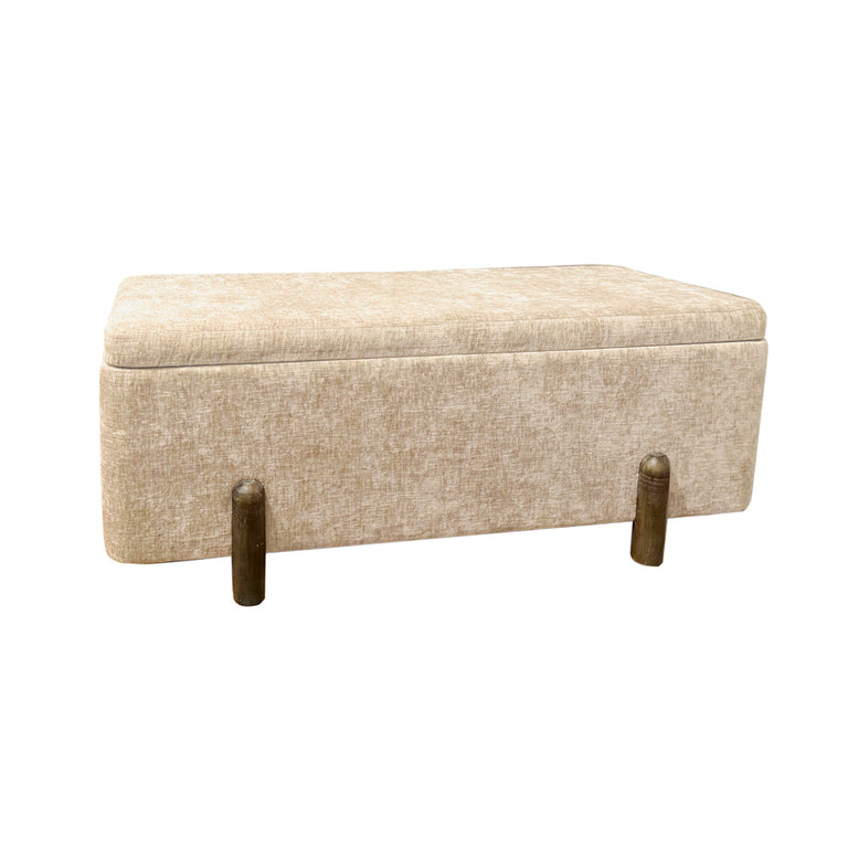 Maya Sand Storage Bench – Ottoman Box & Bedroom Furniture