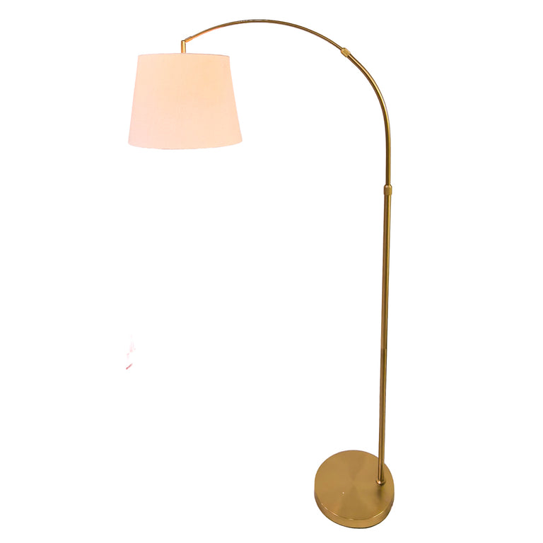 Blaire Overhanging Floor Lamp Gold 185cm
