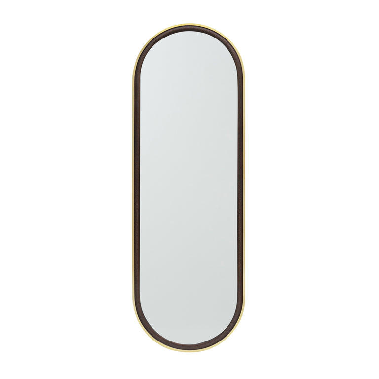 Venice Pill Mirror Gold and Dark 120cm