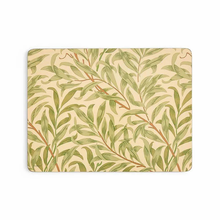 Morris & Co Willow Boughs Set of 6 Placemats - Green