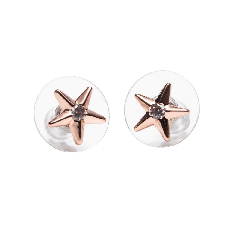 Newgrange Rosegold Star Earrings