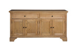 Add a touch of sophistication to your interior with the Valent Sideboard. Its clean lines, minimalist silhouette, and rich finish create a modern and elegant look. The sideboard provides ample storage space for your dining or living room, featuring drawers and cabinets to keep your belongings organized and easily accessible. 