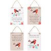 Garden Robin Mini Sentiment Sign Assortment