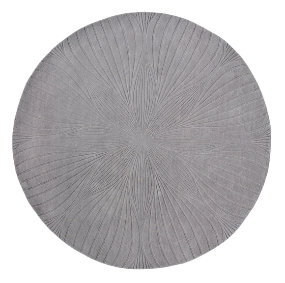 Wedgwood Folia Rug Grey - Round