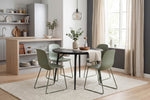Yara round dining table in black