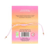 You Are Loved Rose Quartz Heart Bracelet packaging