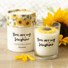 You Are My Sunshine Candle with 3D Sunflower with box