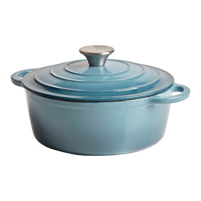 Cast Iron Casserole Blue 26cm