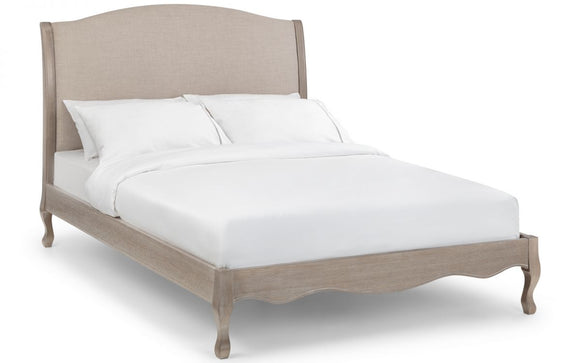 Experience the grandeur of the Camille King Size Bed 5ft. With its classic French design, curved headboard, and scalloped footboard, this king bed frame offers a luxurious touch to your bedroom decor. Buy the perfect king size bed in Ireland today!