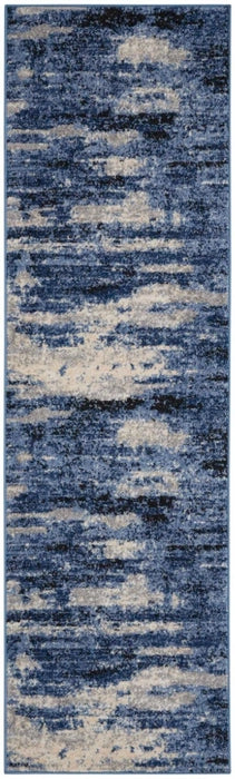 Calvin Klein River Flow Rug 01 Blue Grey - Runner