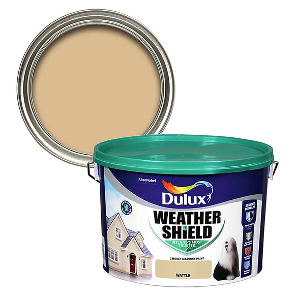 Dulux Weathershield Wattle: A vibrant and sunny yellow shade for enduring exterior protection.