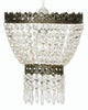 Ekon Acrylic Beaded Lampshade Antique Brass Finish 