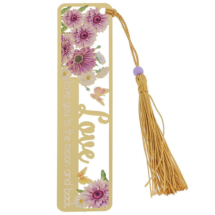 Blossom Love Floral Bookmark Gift for Readers, Friends & Loved Ones Decorative Keepsake