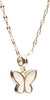 Newgrange Gold Butterfly Pendant Necklace