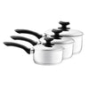 Dexam Supreme Stainless Steel Sauce Pan Set