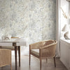 Wallpaper in dining room