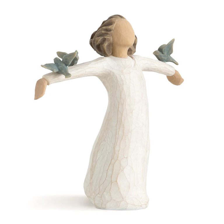 Willow Tree Happiness Figurine – Elegant Home Accessories Sculpture Gift for Friendship & Special Moments