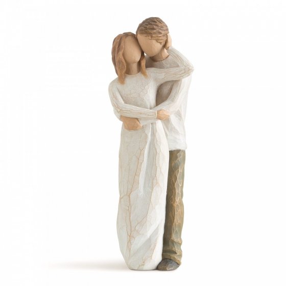 Willow Tree Together Figurine Romantic Couple Sculpture Home Accessories Gift for Weddings & Anniversaries