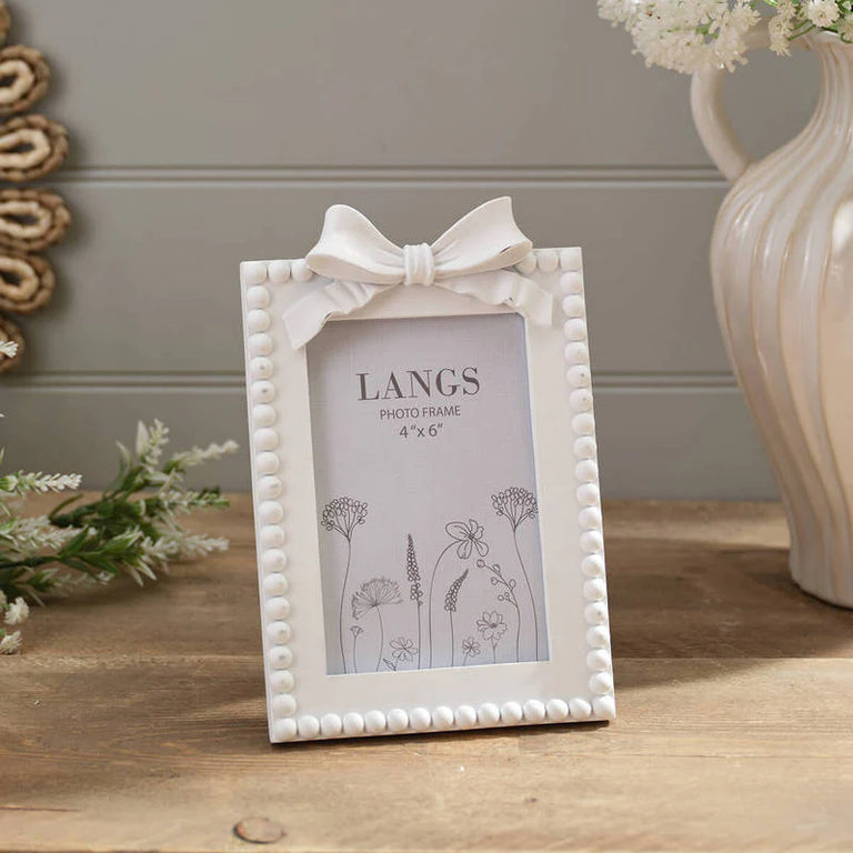Farmhouse Bunny Bow & Beading Photo Frame 6