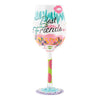 Lolita Best Friends Always Wine Glass 