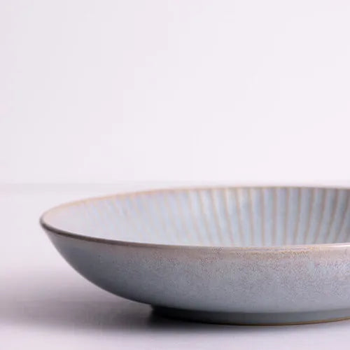 Mason Cash Reactive Linear 23cm Grey Pasta Bowl – Stoneware Dining for Everyday Use