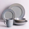Mason Cash Reactive Linear 23cm Grey Pasta Bowl with other items from collection