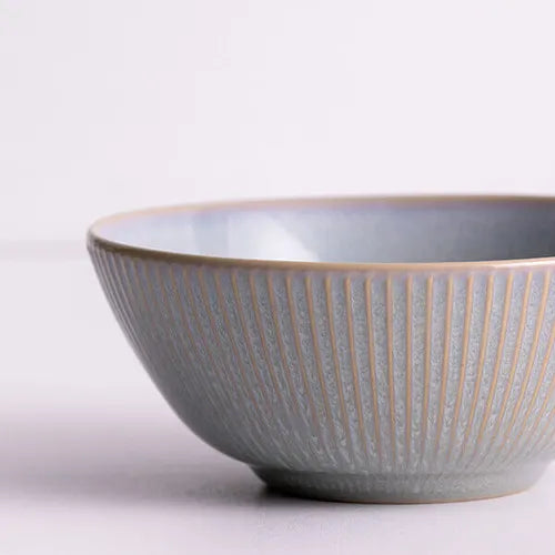 Mason Cash Reactive Linear Grey Mixing Bowl 16cm - Rustic Stoneware