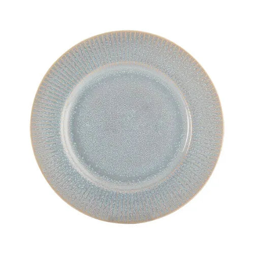 Mason Cash Reactive Linear Grey Stoneware Side Plate 21cm – Rustic Dining Plates Collection
