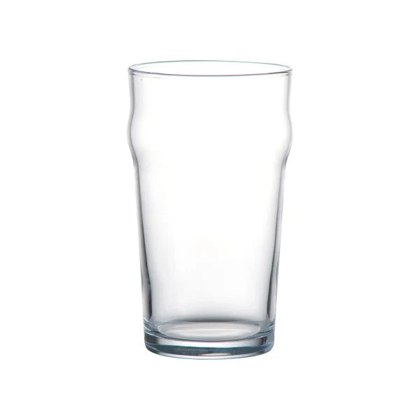 Essentials Nonik Glasses 56cl Set of 2 Glasses – Stackable Beer Drinking Glassware, Dishwasher Safe