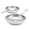 Stellar 7000 Profile Twin Stainless Steel Frying Pan Set