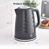 Swan Windsor Cordless Kettle Grey Measurements