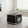 Swan Serenity 4 Slice Toaster Black
