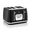 Swan Serenity 4 Slice Toaster Black