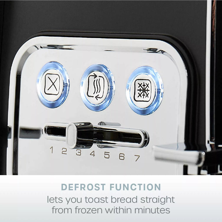 Swan Serenity 4 Slice Toaster Black
