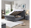 Double Bed Grey