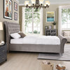 Silver Double Bed Frame