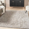 Modern rug enhances your decor with style.