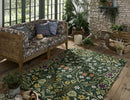 Stylish weather-resistant rug for outdoor spaces