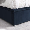 Navy Colm Double Bed with a focus on its versatility