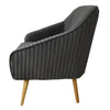 Explore our elegant grey accent chair - the Darten Armchair
