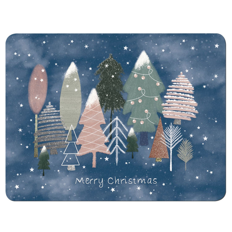 Denby Christmas Trees Tablemats Set Of 6