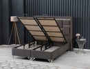 Experience luxury and convenience with the Esme King Size Ottoman Bed. This bed combines a contemporary design with a practical ottoman storage feature, allowing you to maximize your bedroom space and keep your essentials within easy reach.