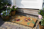 Mat for door with signature print - find yours at Foys.