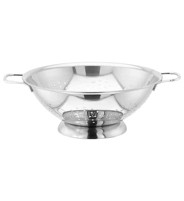 Judge 24cm Stainless Steel Colander – Durable Footed Kitchen Strainer for Food Preparation & Everyday Cooking