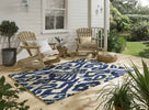 Explore the beauty of nature with our Kasuri Indigo rug – shop online now!