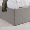 Linen Grey Fabric King-Size Bed - Owen Bedroom Furniture