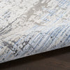 Soft polyester rug with elegant sheen